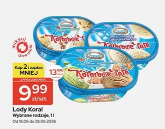 Lody Koral Wybrane rodzaje
