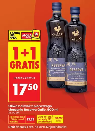 Mb - Oliwa z oliwek Reserva Gallo