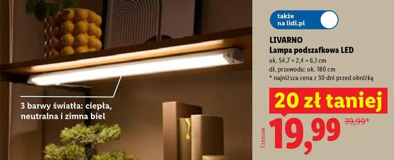 Ok - Lampa podszafkowa LED