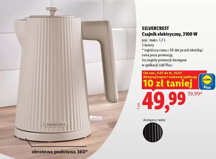 Silvercrest - Czajnik elektryczny, 3100 W