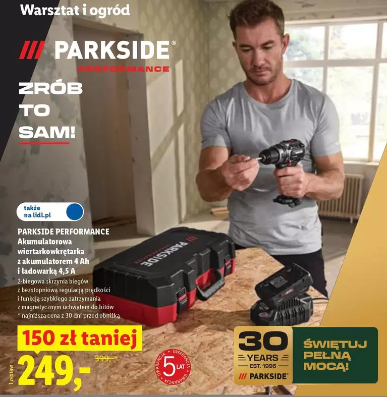 Akumulatorowa wiertarko-wkrętarka
