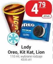 Lody Oreo, Kit Kat, Lion