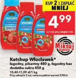 Ketchup łagodny, pikantny
