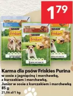 Karma dla psów w sosie z jagnięciną i marchewką, Junior w sosie z kurczakiem i marchewką