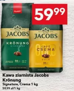 Kawa ziarnista Krönung Signature, Crema 1 kg