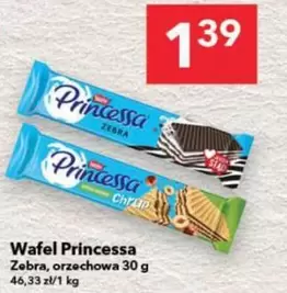 Wafel Princessa Zebra, orzechowa