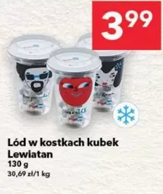 Lód w kostkach kubek