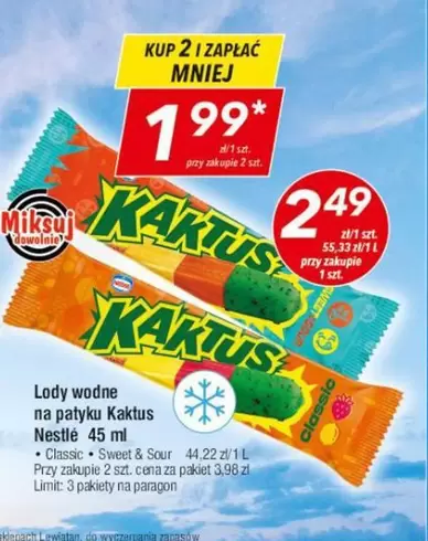 Classic - Lody wodne na patyku