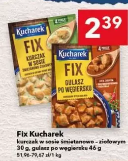 Fix Kurczak w sosie śmietanowo - ziołowym, Fix Gulasz po węgiersku