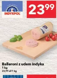 Balleroni z udem indyka