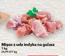 Mięso z uda indyka na gulasz