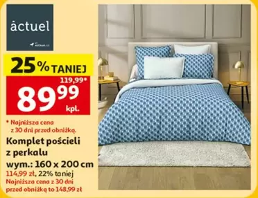 Komplet pościeli z perkalu