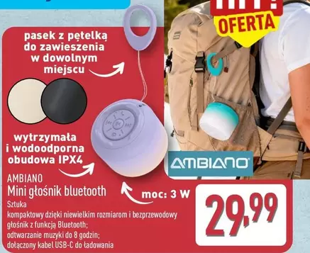 Mini -  głośnik Bluetooth