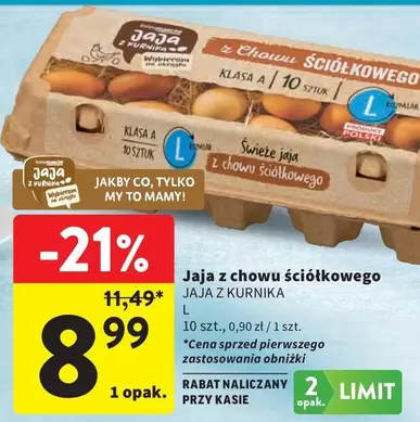 Jaja z chowu ściółkowego