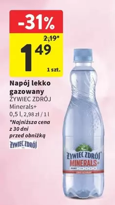 Napój lekko gazowany Minerals+
