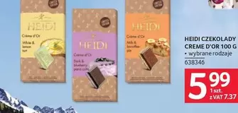 HEIDI CZEKOLADY CREME D'OR 100 G
