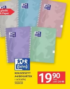 Oxford - KOŁOZESZYT A4/80 KARTEK