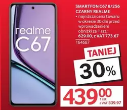SMARTFON C67 8/256 CZARNY