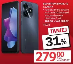 SMARTFON SPARK 10 CZARNY