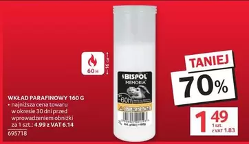 WKŁAD PARAFFINOWY 160 G
