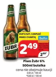 Piwo Żubr 6%