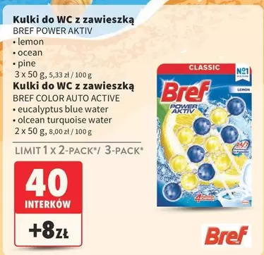 Ocean - Kulki do WC z zawieszką BREF POWER AKTIV