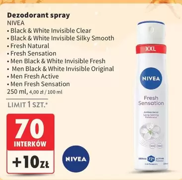 Black - Dezodorant spray