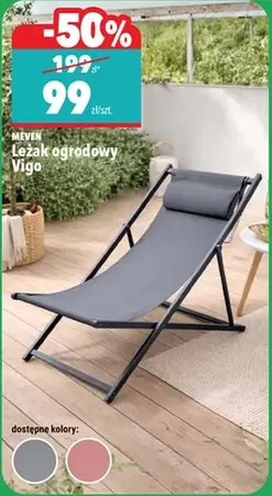 Leżak ogrodowy