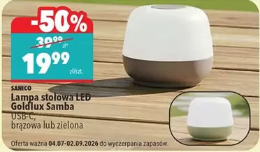 Lampa stołowa LED GoldLux Samba