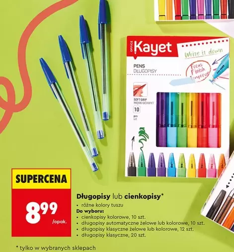 It - Długopisy lub cienkopisy