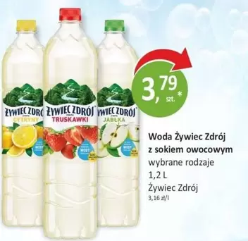 Woda Żywiec Zdrój z sokiem owocowym