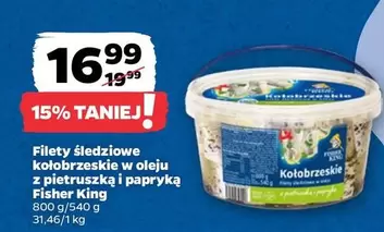 Filety śledziowe kołobrzeskie w oleju z pietruszką i papryką