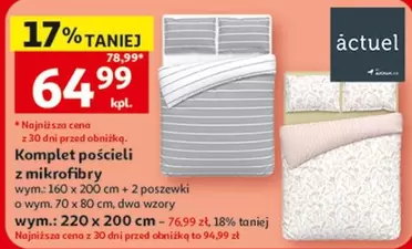 Komplet pościeli z mikrofibry