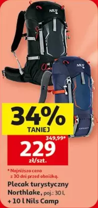 Plecak turystyczny Northlake, poj.: 30 l, + 10 l