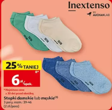 Stopki damskie lub męskie