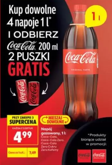 Coca Cola - Coca-Cola 200 ml 2 puszki