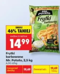 Frytki karbowane