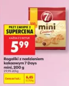 Mini - Rogaliki z nadzieniem kakaowym