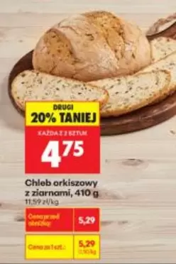 Chleb orkiszowy z ziarnami