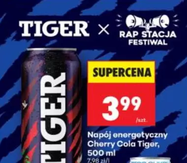 Tiger - Napój energetyczny Cherry Cola