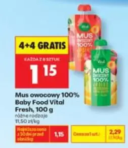 Baby - Mus owocowy 100%