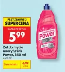 Pink - Żel do mycia naczyń Power