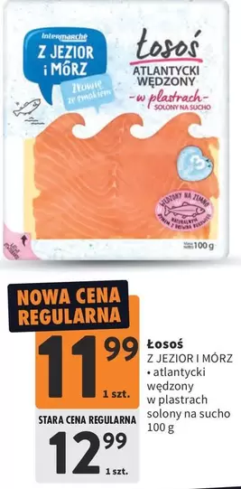 ATLANTYCKI WĘDZONY - w plastrach solony na sucho