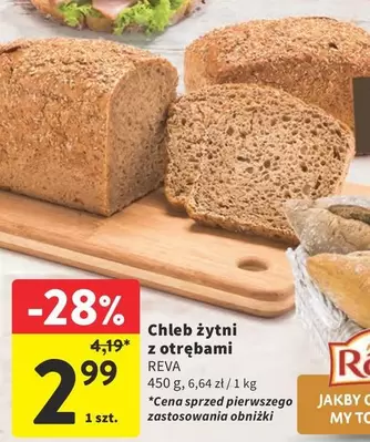 Chleb żytni z otrębami