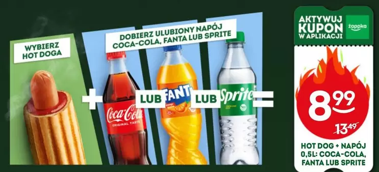 Coca Cola - Hot Dog + Napój