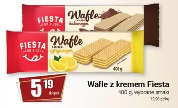 Wafle z kremem