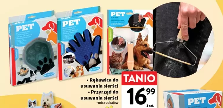 Mix - Rękawica do usuwania sierści, Przyrząd do usuwania sierści