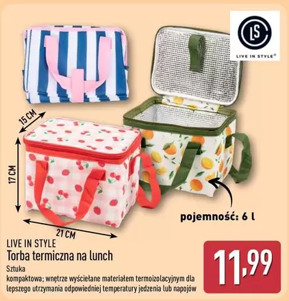 Torba termiczna na lunch
