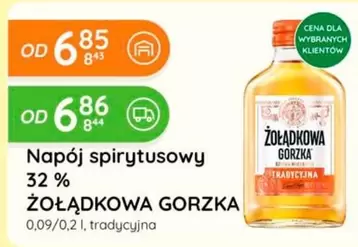 Napój spirytusowy 32 % Żóładkowa Gorzka