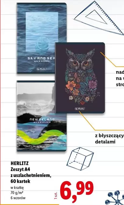 Sky - Zeszyt A4 z uszlachetnieniem, 60 kartek